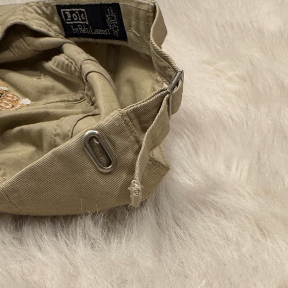 Vintage Polo by Ralph Lauren Tan Cap with Embroidered Crest Size OS pre-owned. - Picture 6 of 9